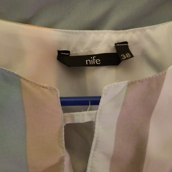 Fun & Colorful Block Mid Length Dress - Picture 3 of 3